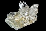 Quartz and Adularia Crystal Association - Norway #111426-2